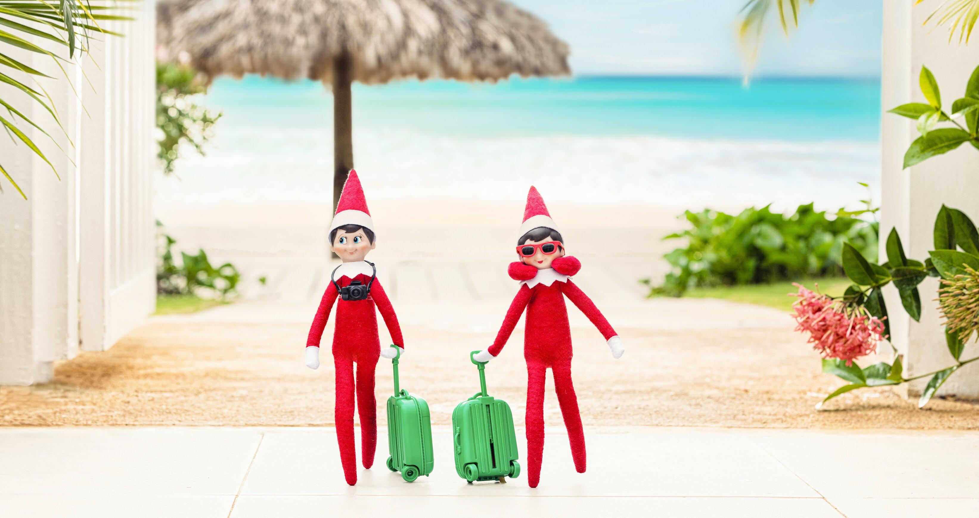 The Elf on the Shelf® Goes Tropical – Only at Beaches Turks & Caicos! - background banner